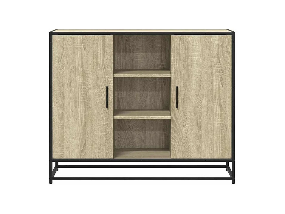 Buffet chêne sonoma 92x35x76 bois d'ingénierie