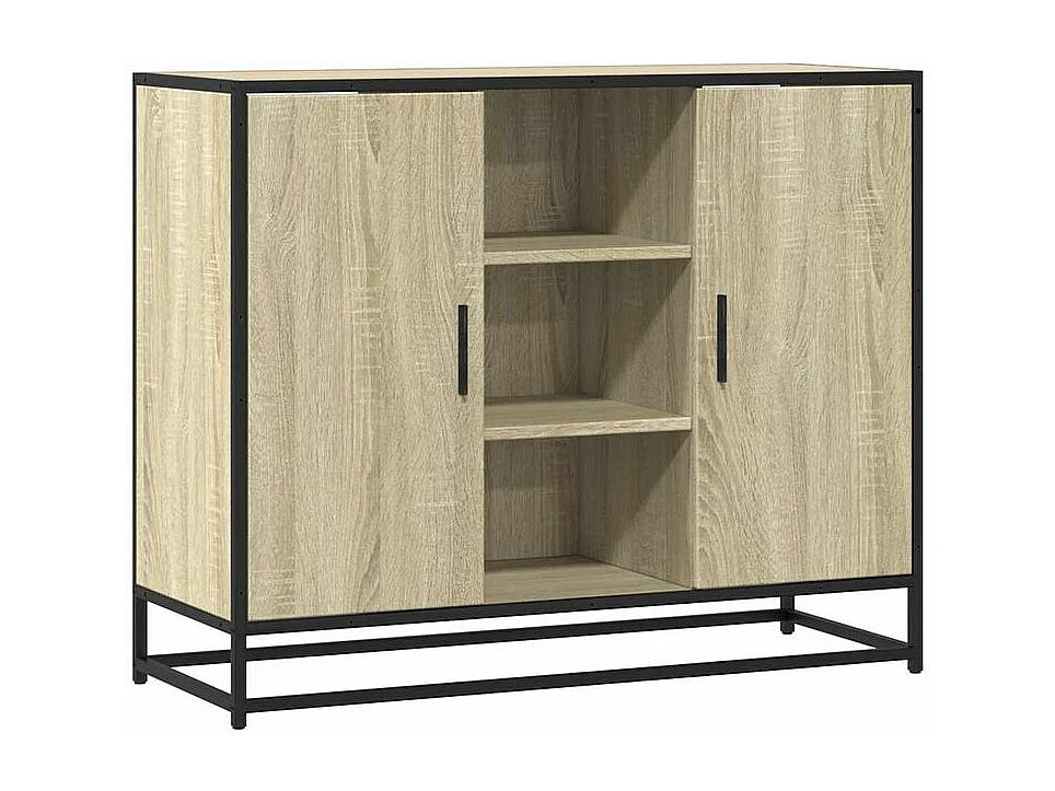 Buffet chêne sonoma 92x35x76 bois d'ingénierie