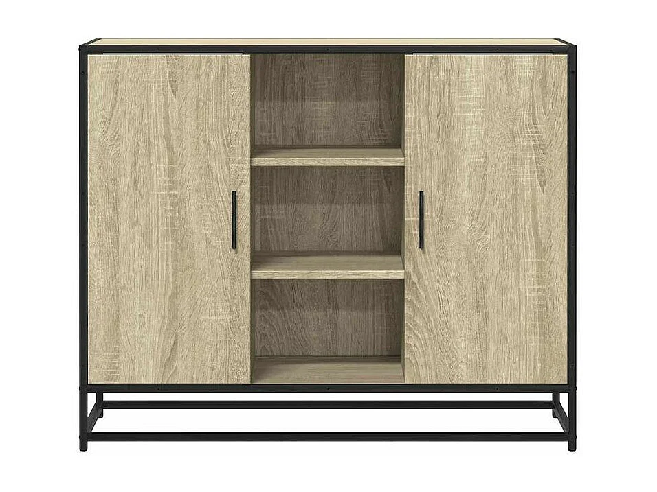 Buffet chêne sonoma 92x35x76 bois d'ingénierie