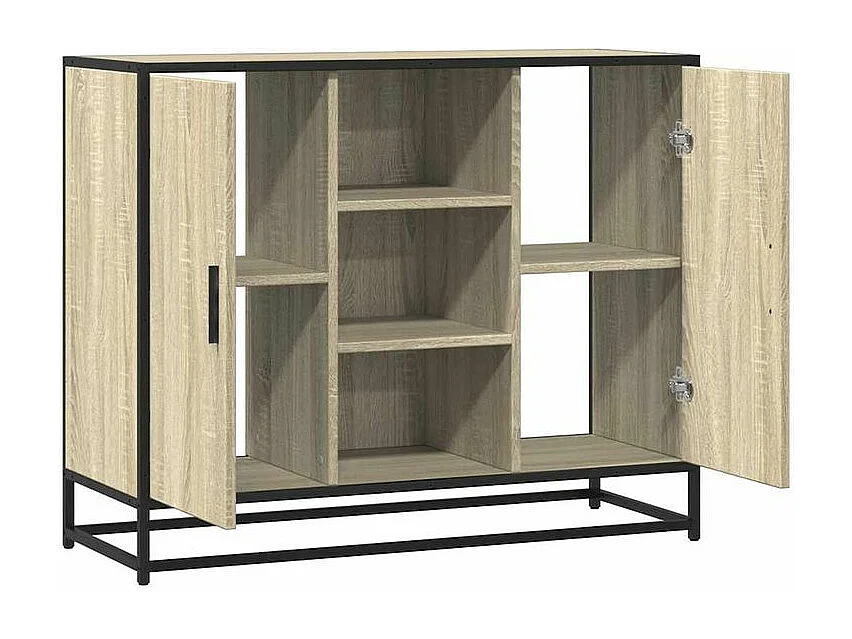 Buffet chêne sonoma 92x35x76 bois d'ingénierie