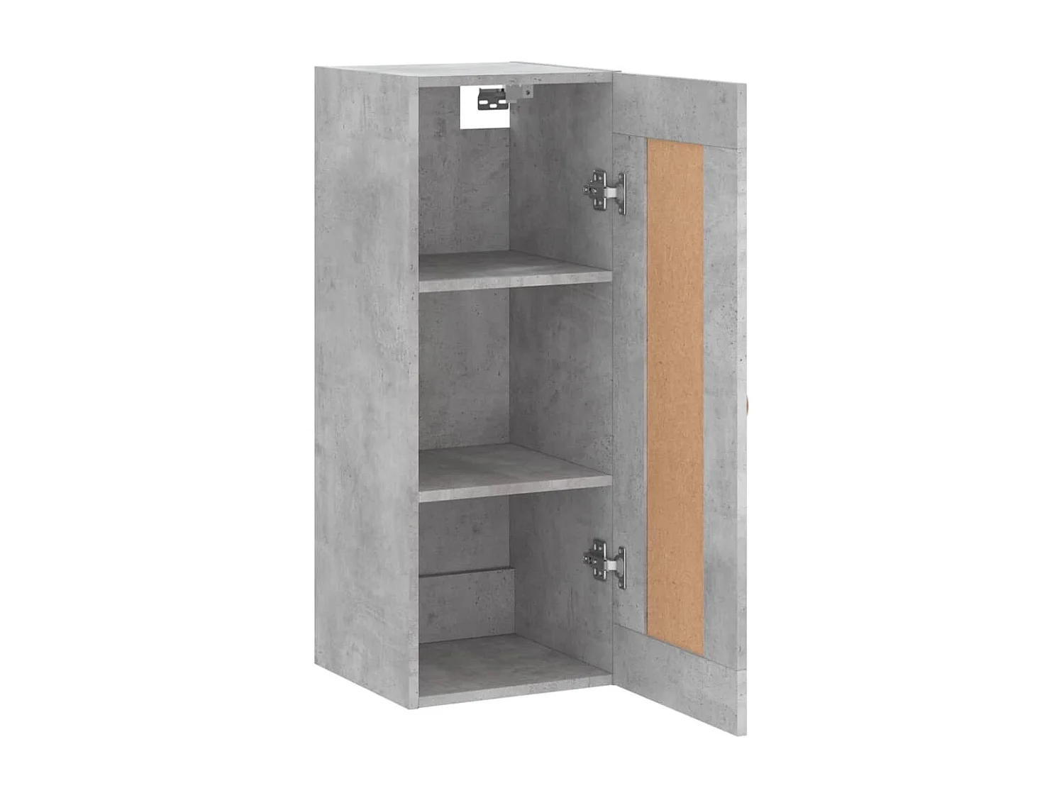 Armoire murale gris béton 34,5x34x90 bois d'ingénierie