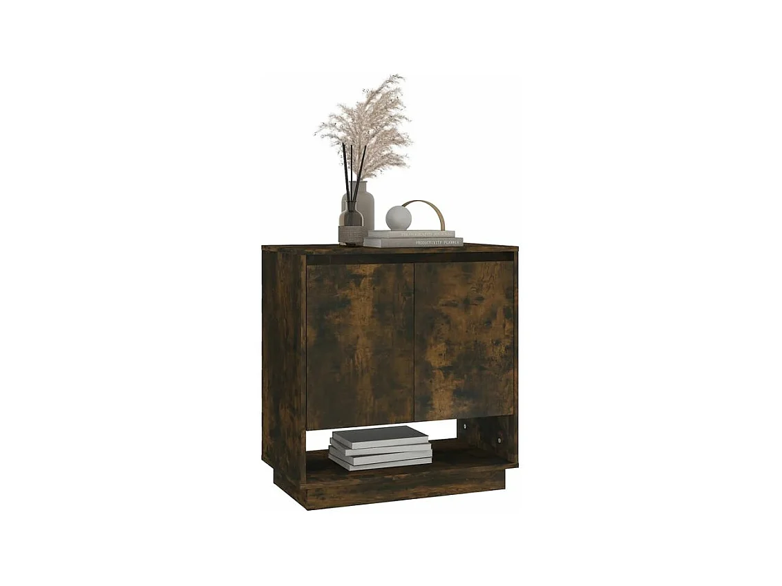 Buffet Chêne fumé 70x41x75 Bois d'ingénierie