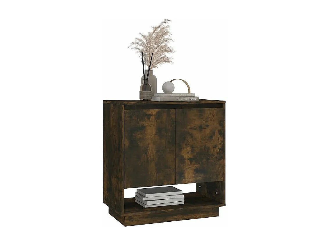 Buffet Chêne fumé 70x41x75 Bois d'ingénierie