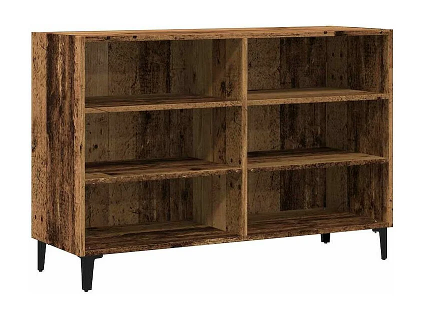 Buffet vieux bois 103,5x35x70 bois d'ingénierie