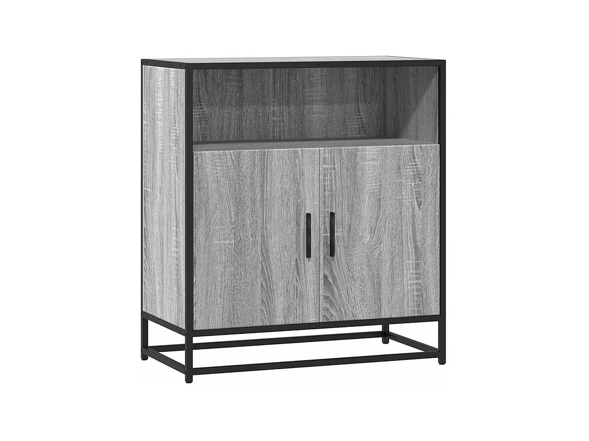 Buffet sonoma gris 68x35x76 bois d'ingénierie