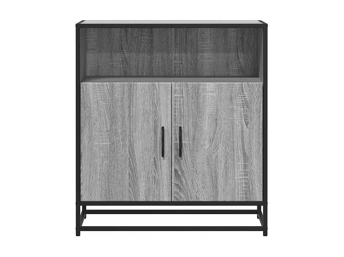 Buffet sonoma gris 68x35x76 bois d'ingénierie