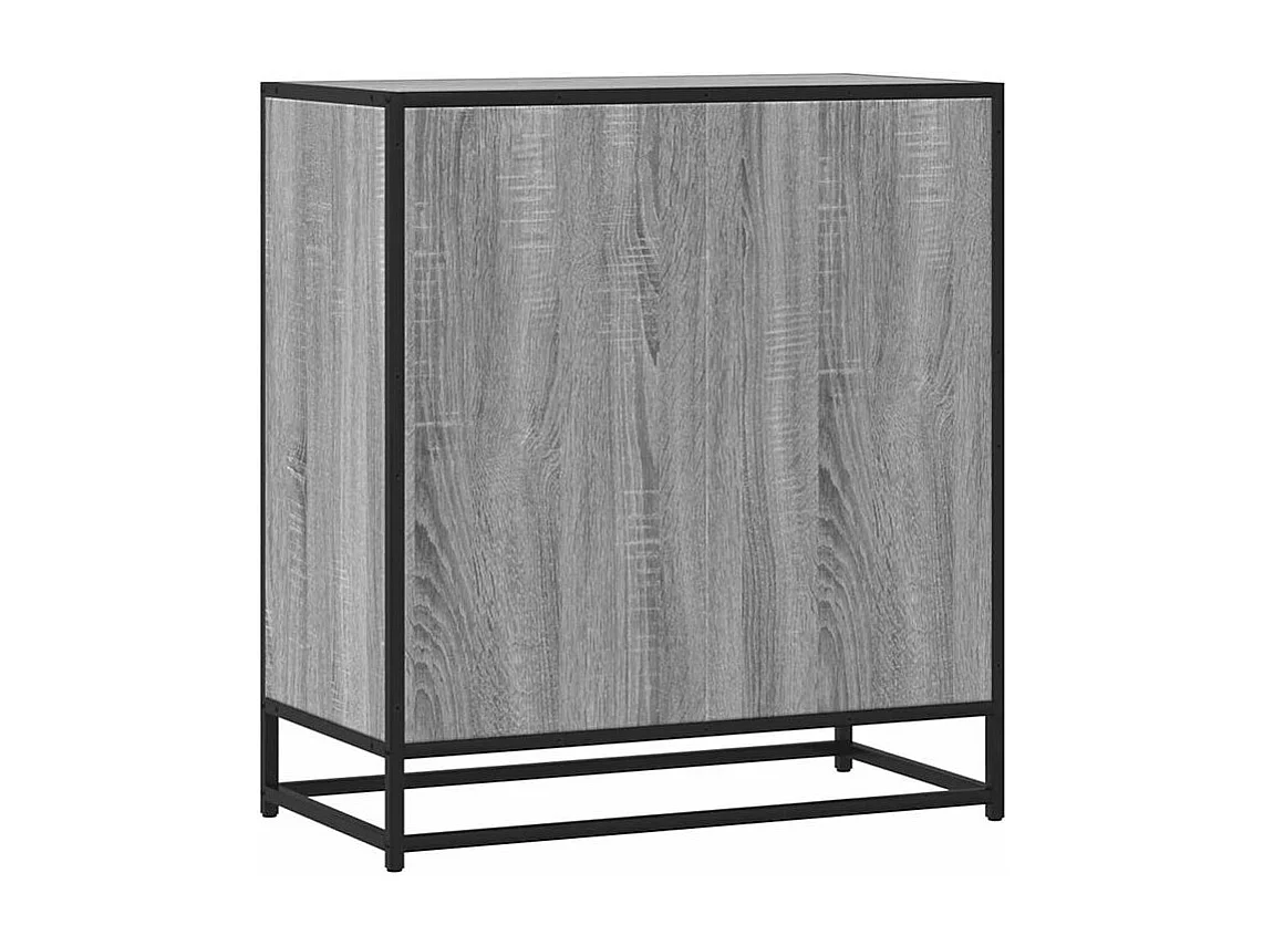 Buffet sonoma gris 68x35x76 bois d'ingénierie