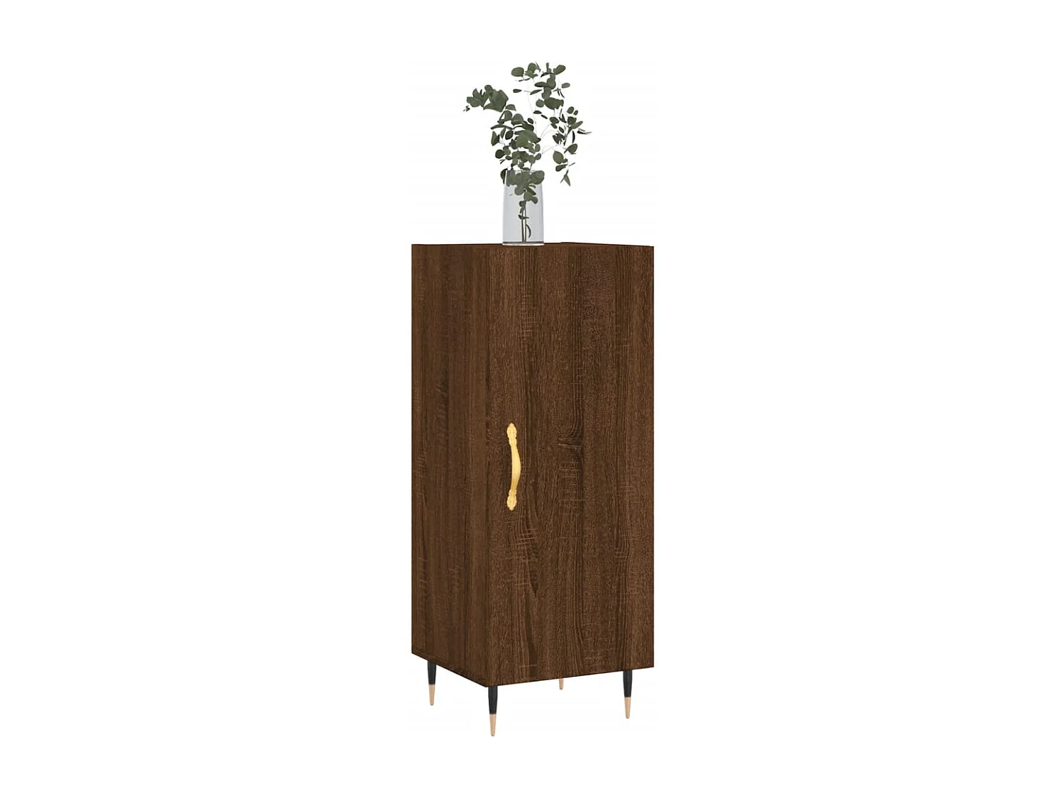 Buffet Chêne marron 34,5x34x90 Bois d'ingénierie