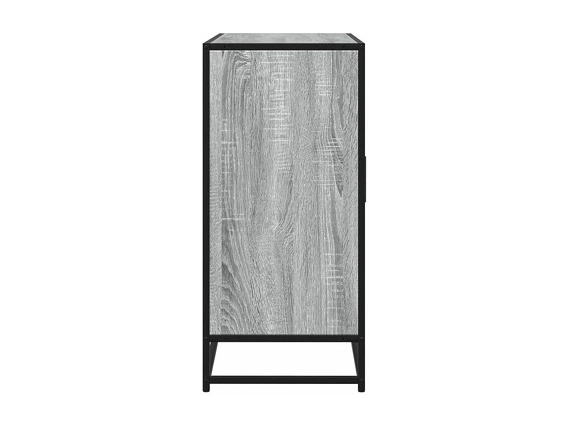 Buffet sonoma gris 92x35x76 bois d'ingénierie