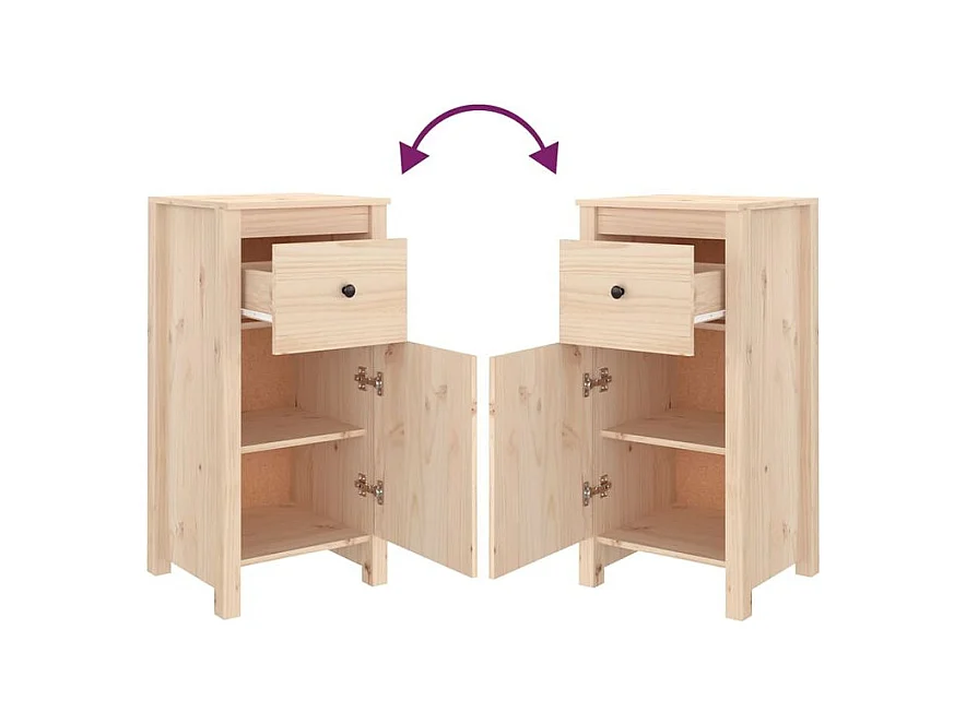 Buffet 40x35x80 bois massif de pin