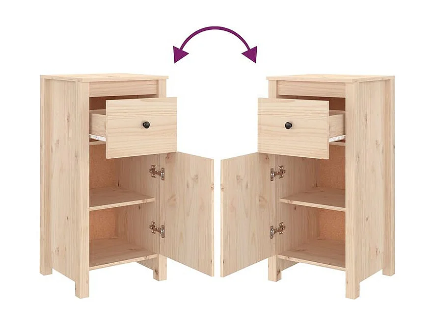 Buffet 40x35x80 bois massif de pin