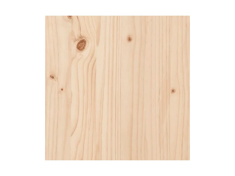 Petit buffet 2 portes 3 tiroirs en bois massif de pin Romane – Style classique et fonctionnel-Couleur Naturel