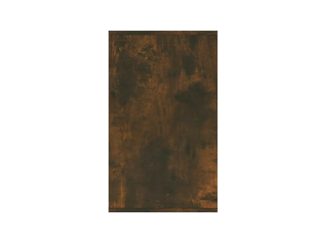 Petit buffet 4 portes 135cm – Modèle Polina-Couleur Marron fumé