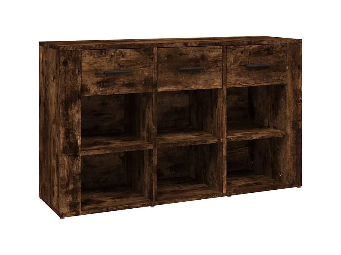 Buffet Chêne fumé 100x30x59,5 Bois d'ingénierie