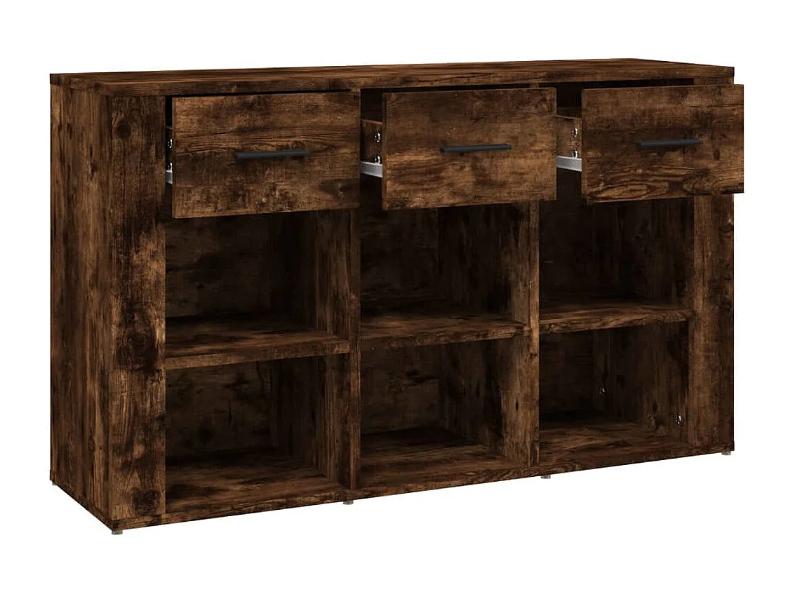 Buffet Chêne fumé 100x30x59,5 Bois d'ingénierie