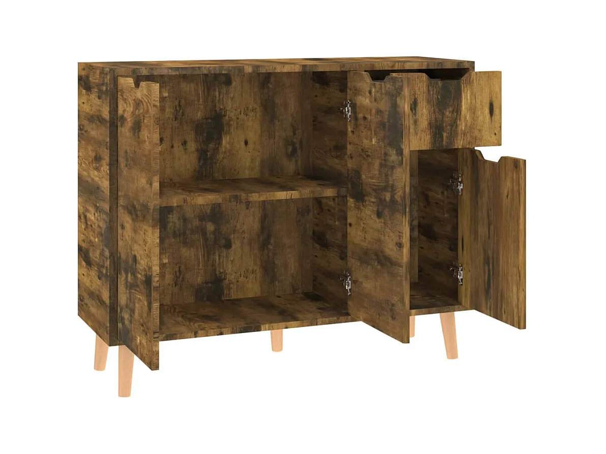 Buffet Chêne fumé 90x30x72