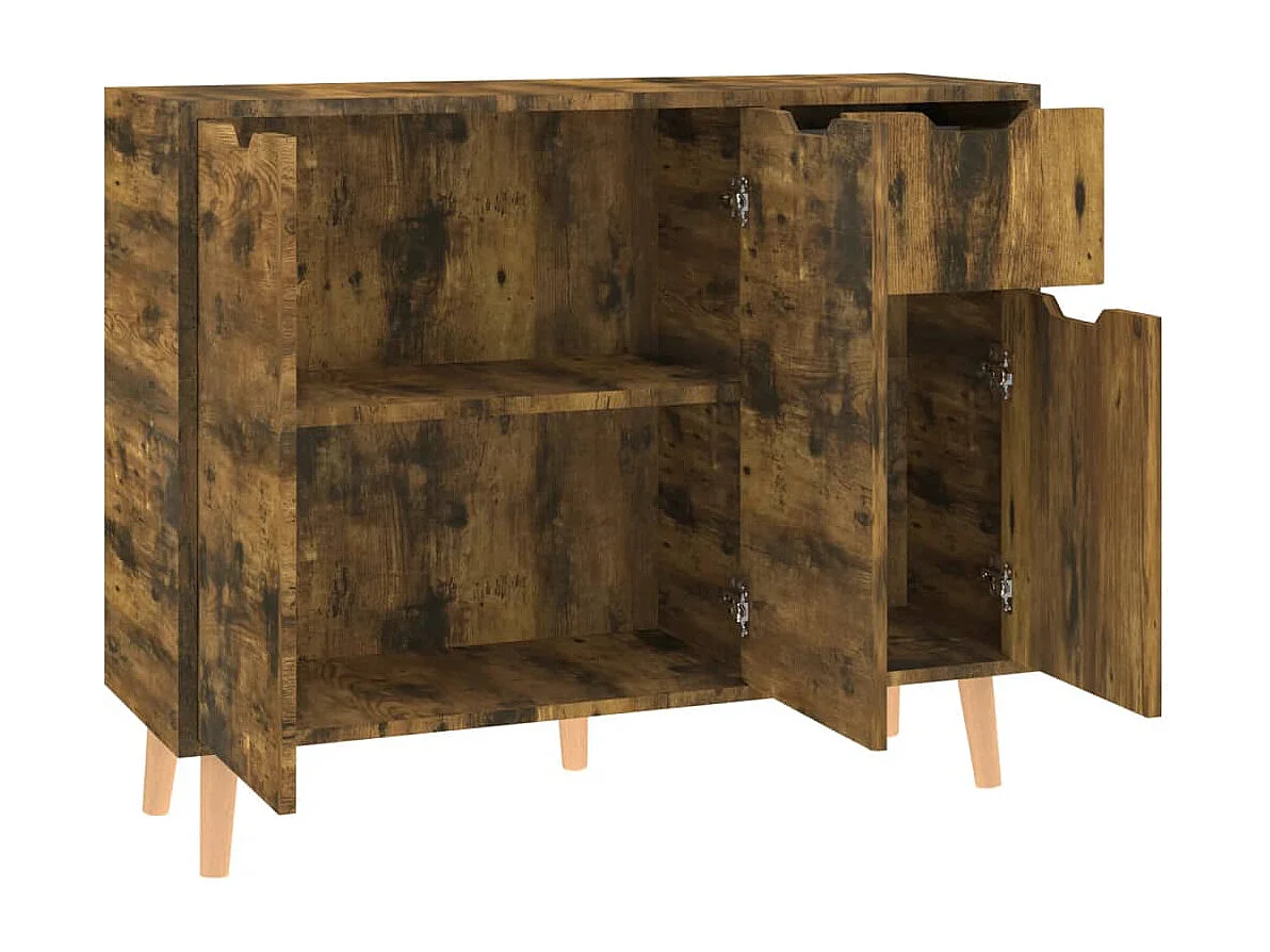 Buffet Chêne fumé 90x30x72