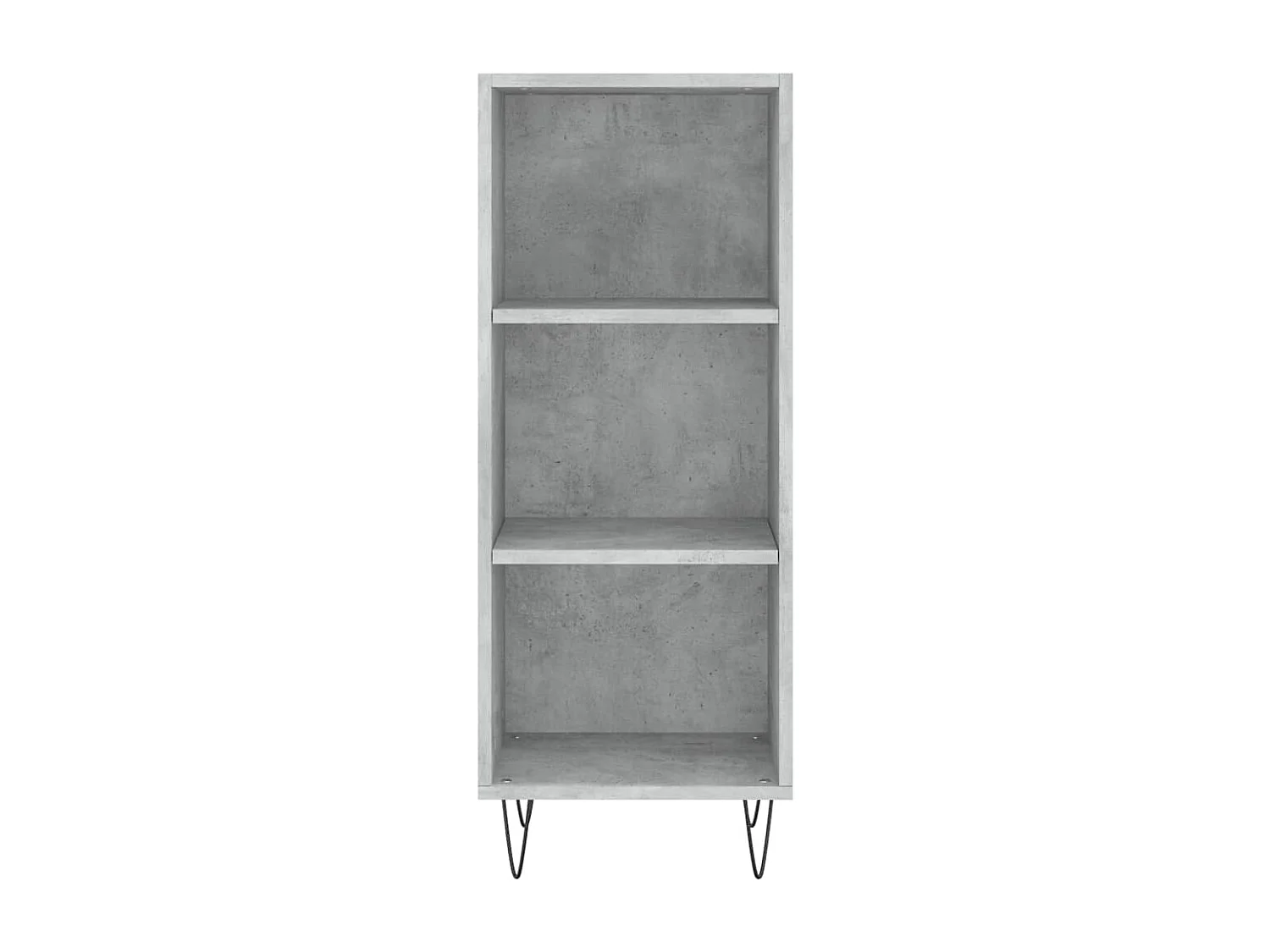 Buffet gris béton 34,5x32,5x90 bois d'ingénierie