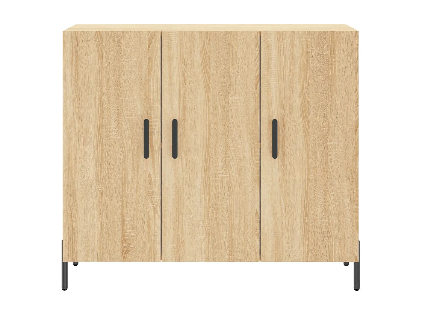 Buffet chêne sonoma 90x34x80 bois d'ingénierie