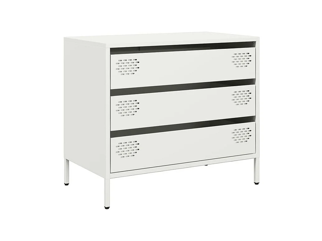 Buffet blanc 68x39x58,5 acier laminé à froid