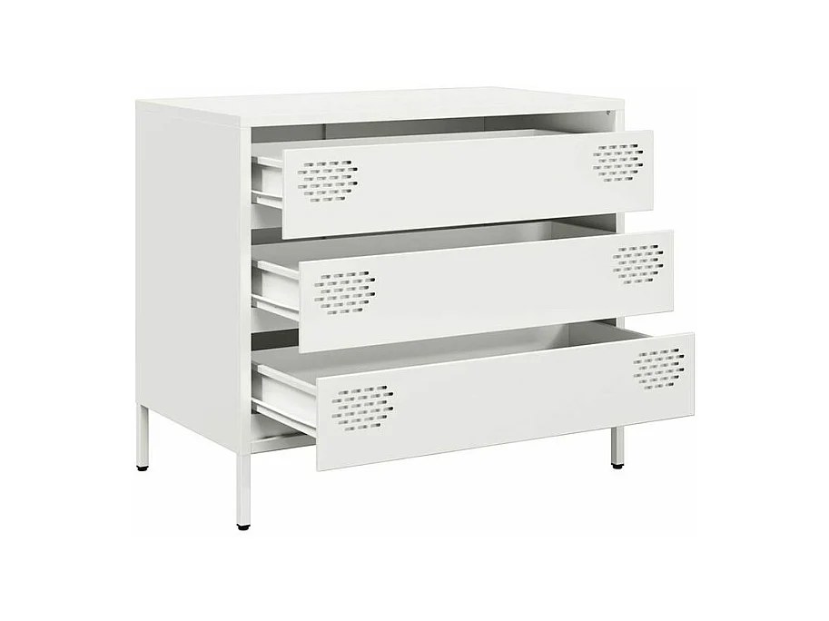 Buffet blanc 68x39x58,5 acier laminé à froid