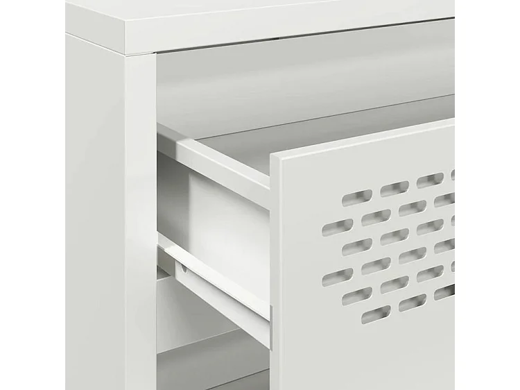 Buffet blanc 68x39x58,5 acier laminé à froid