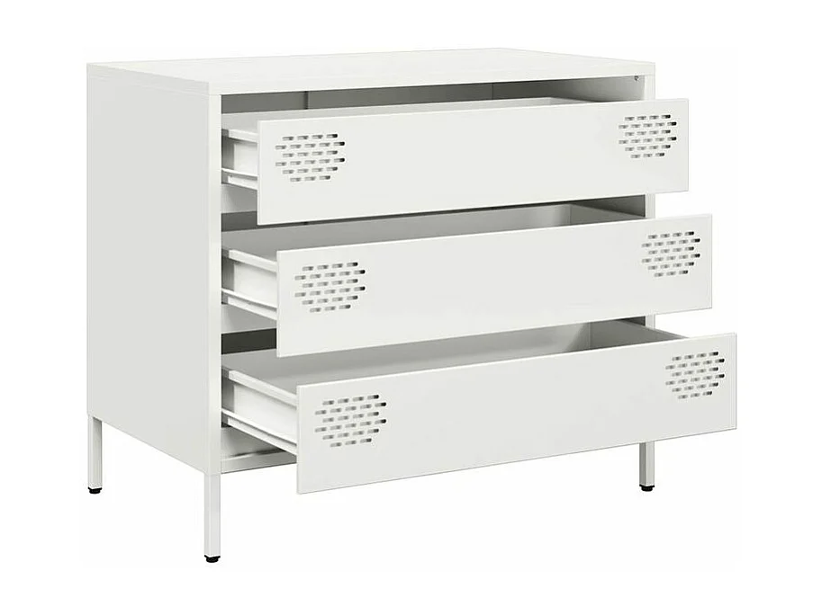 Buffet blanc 68x39x58,5 acier laminé à froid