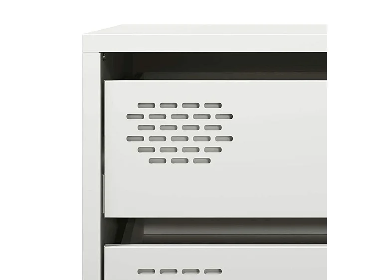 Buffet blanc 68x39x58,5 acier laminé à froid