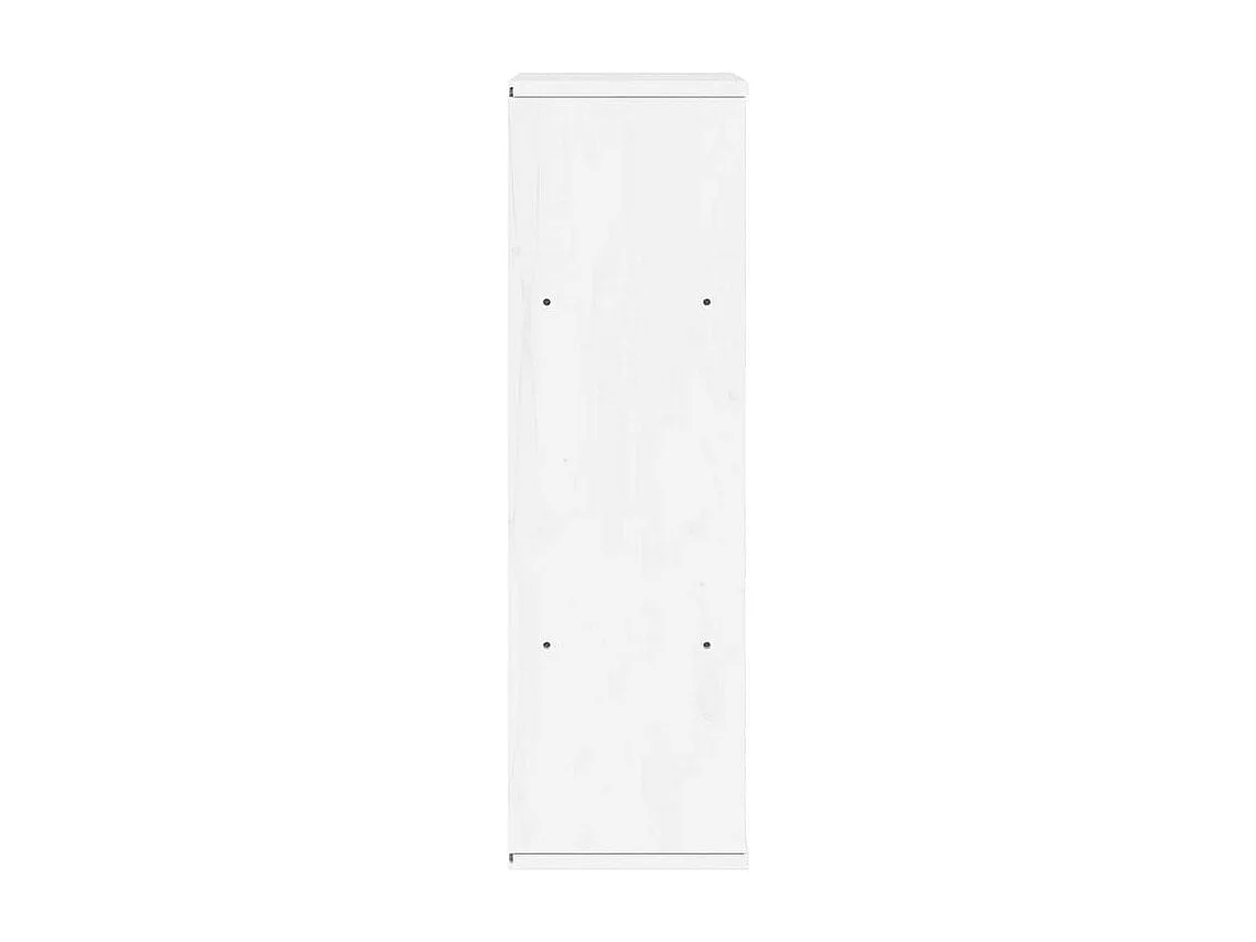 Armoire latérale ODDA blanc 40x24x79 bois massif pin