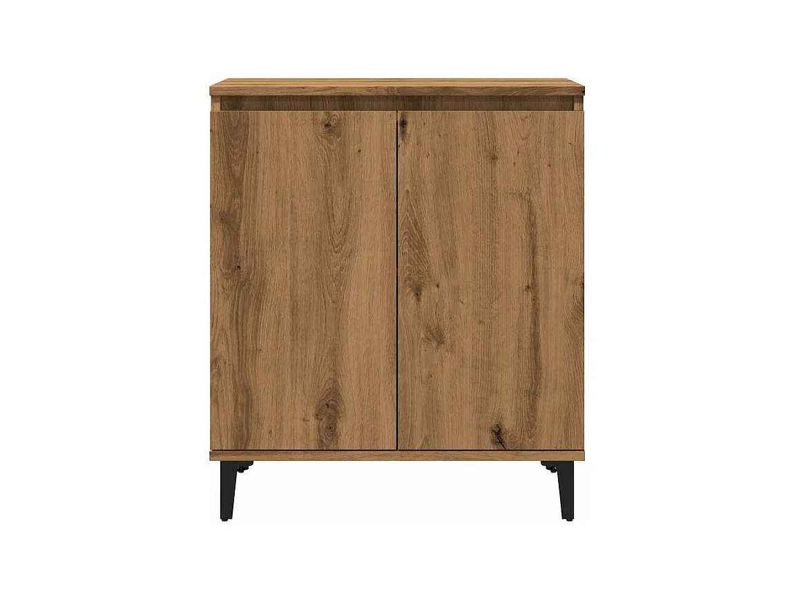 Buffet chêne artisanal 60x35x70 bois d'ingénierie