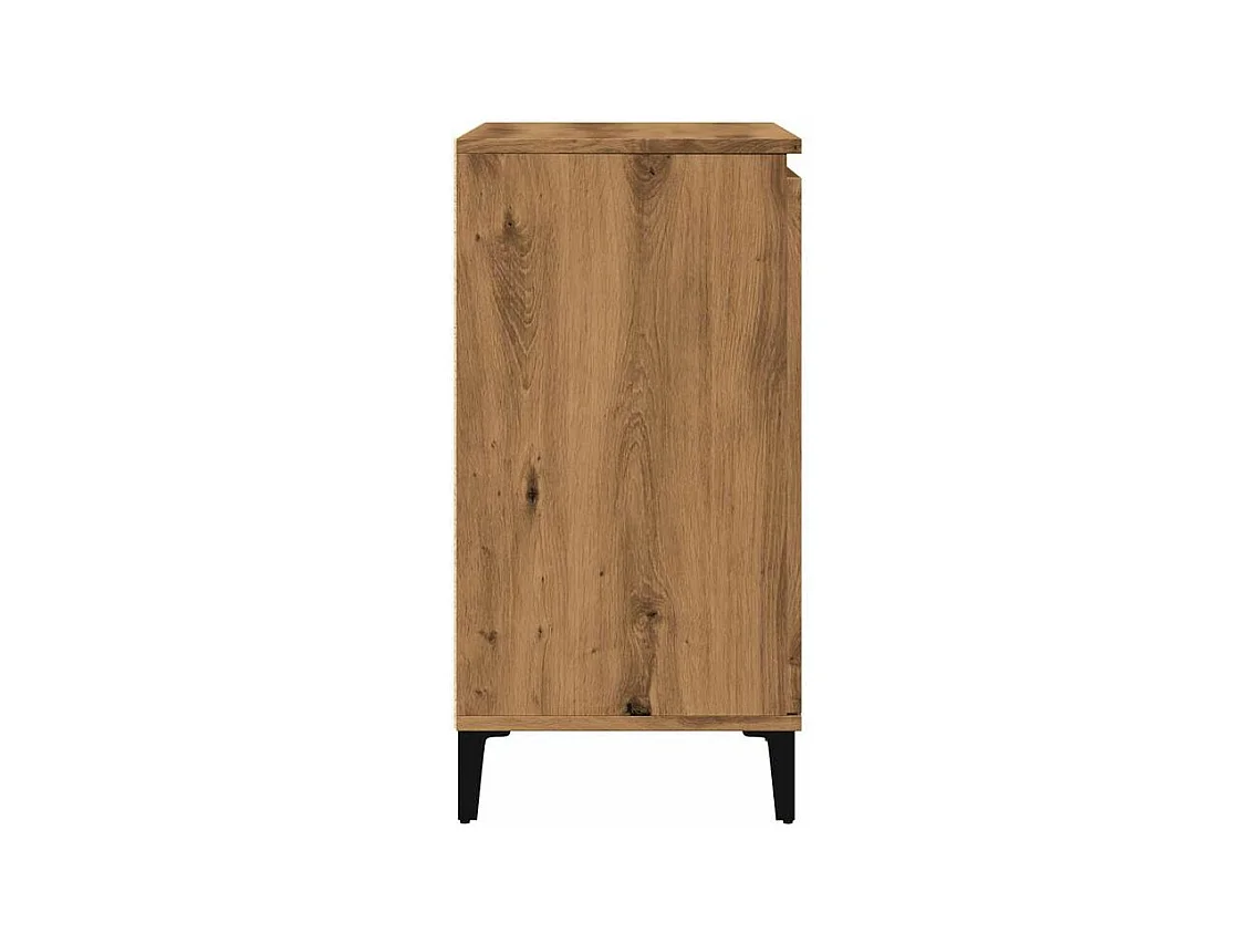 Buffet chêne artisanal 60x35x70 bois d'ingénierie
