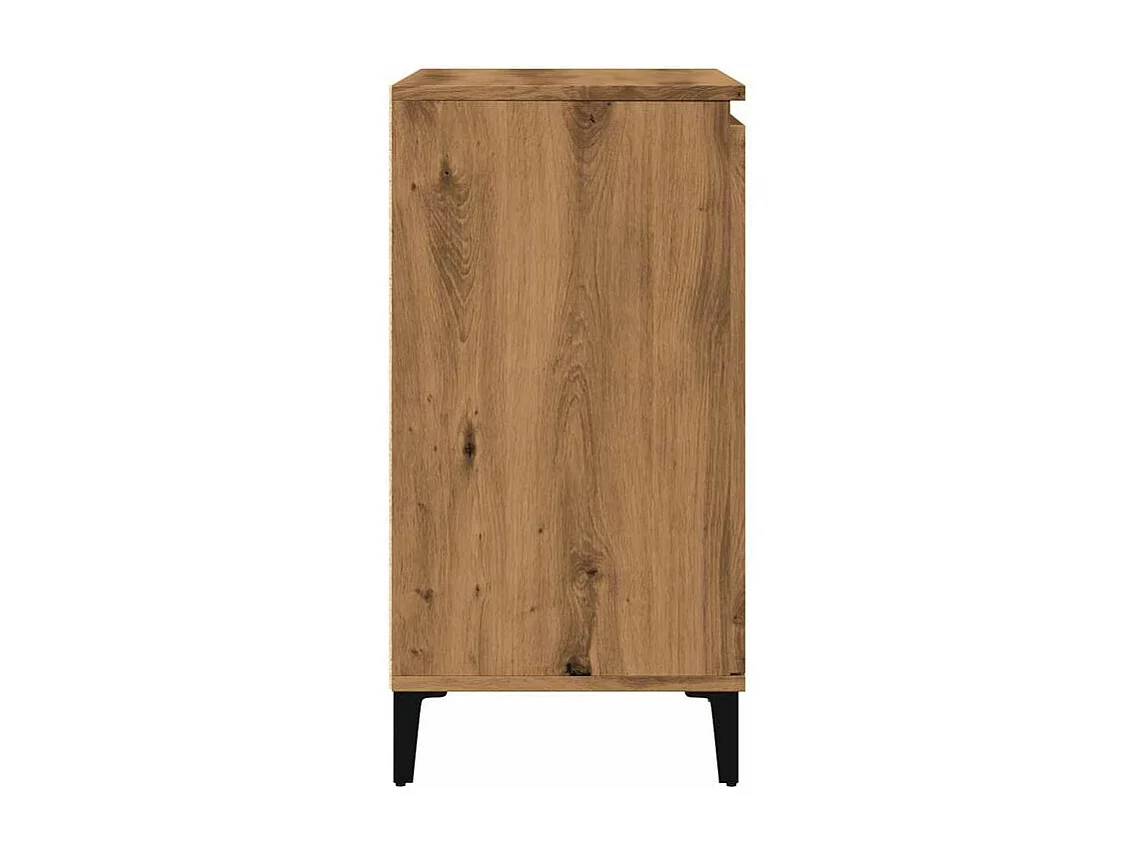 Buffet chêne artisanal 60x35x70 bois d'ingénierie