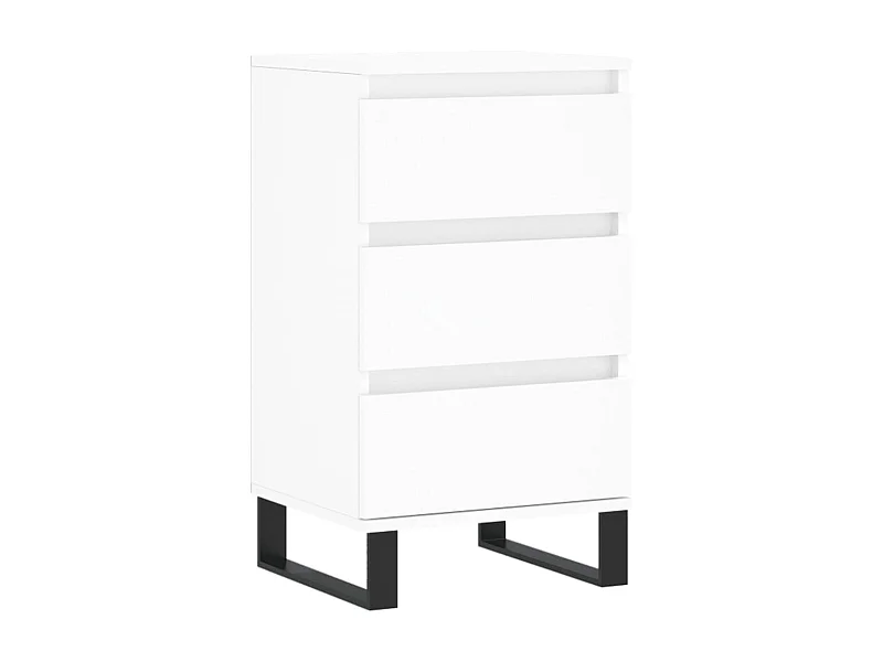 Buffet blanc 40x35x70 bois d’ingénierie