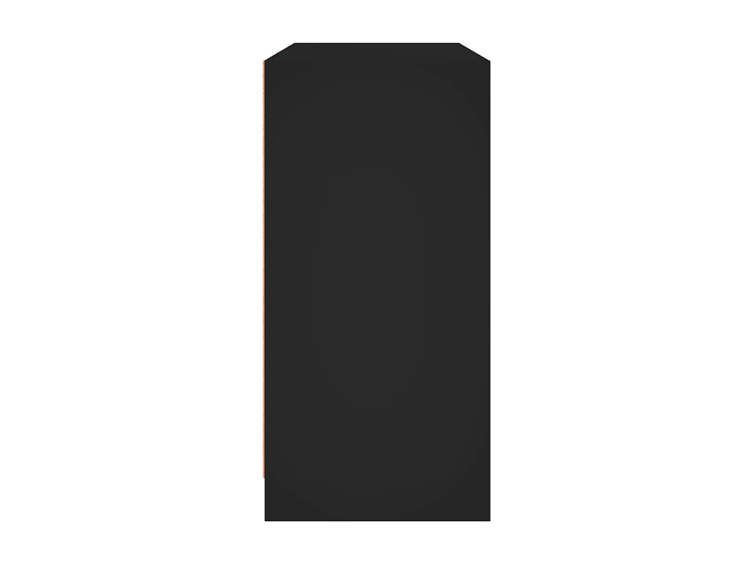 Buffet noir 102x37x75,5 bois d'ingénierie