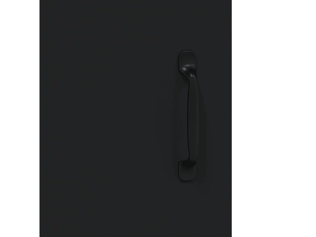 Buffet noir 69,5x34x90 bois d'ingénierie