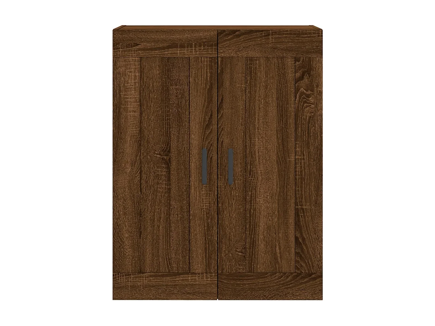 Armoires murales 2 pcs chêne marron bois d'ingénierie