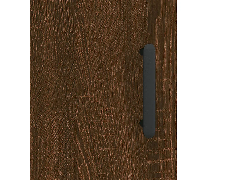 Armoires murales 2 pcs chêne marron bois d'ingénierie