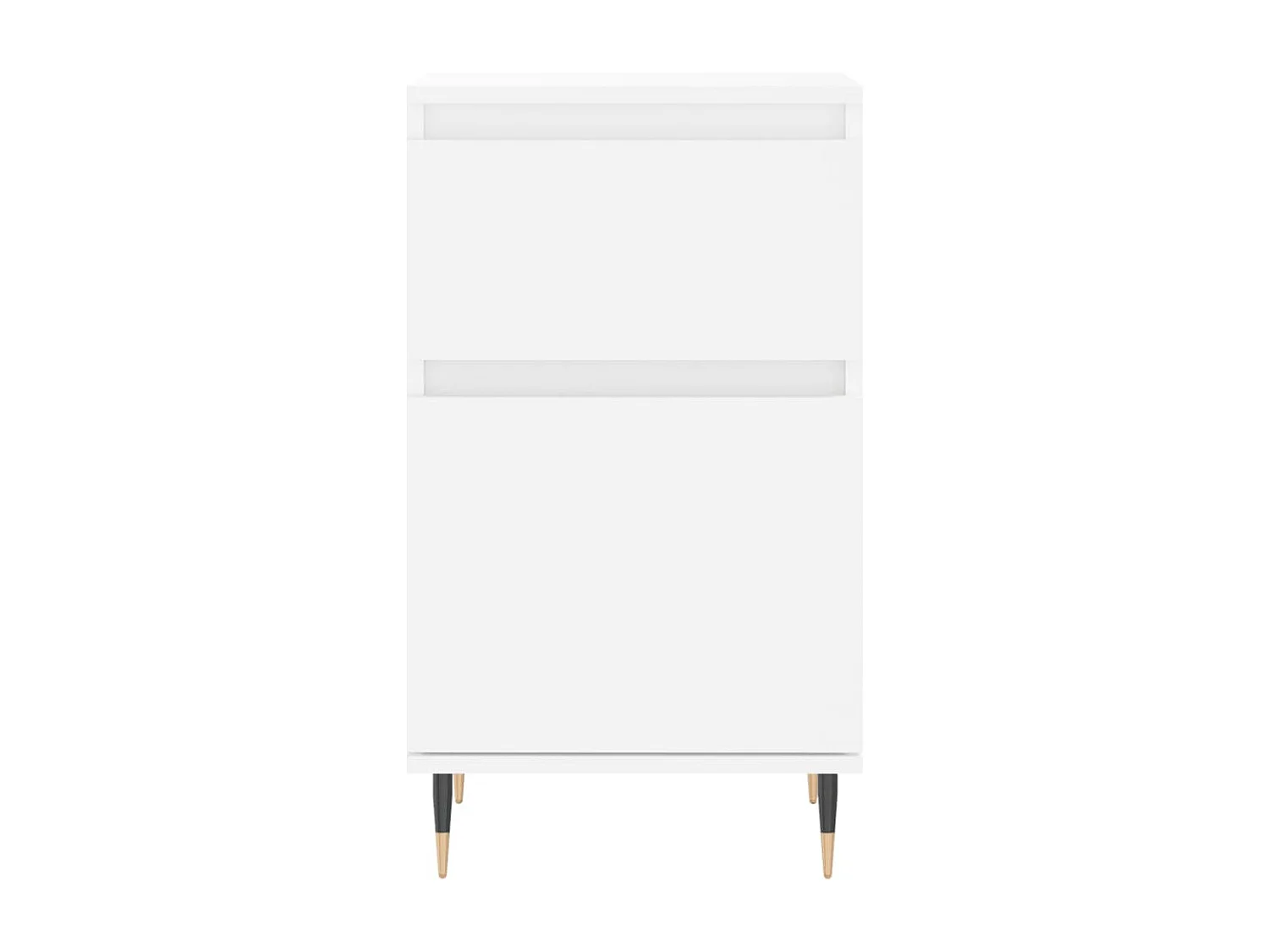 Buffets 2 pcs blanc 40x35x70 bois d’ingénierie