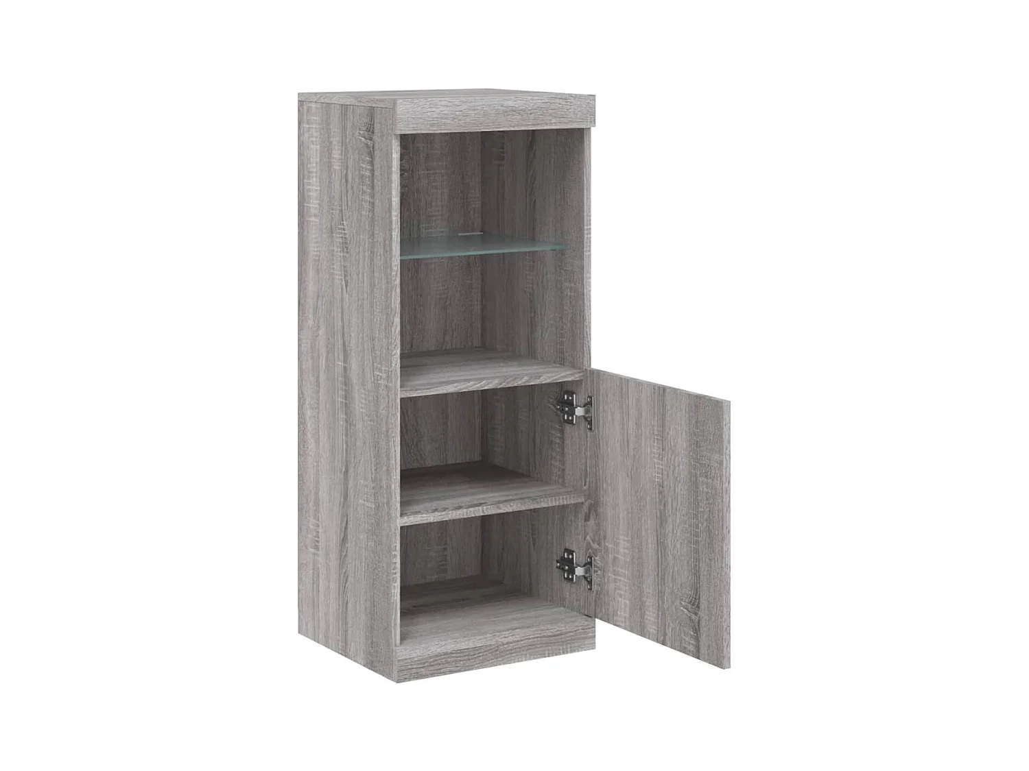 Buffet avec lumières LED sonoma gris 41x37x100