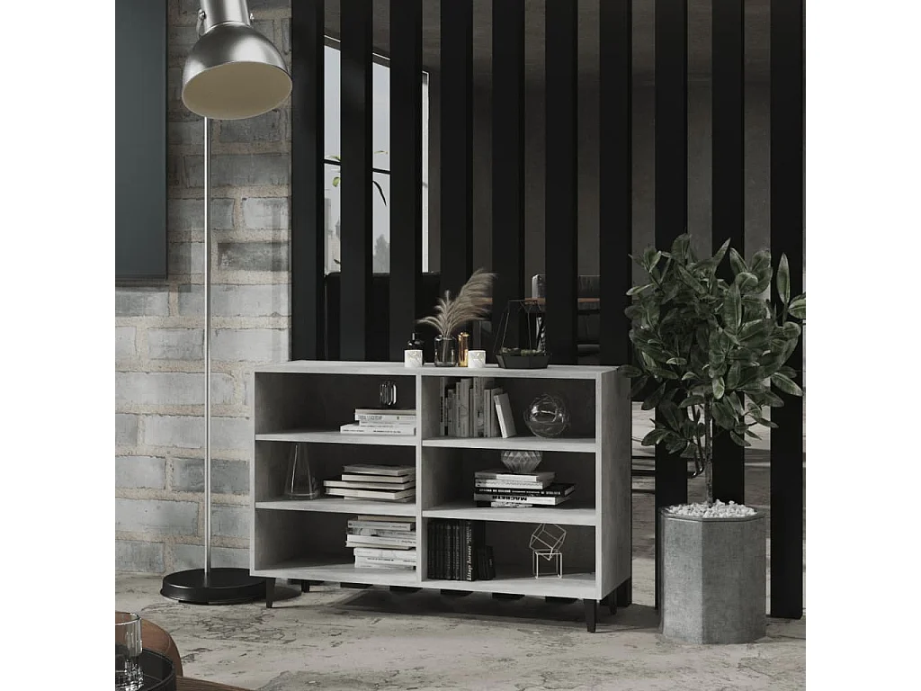 Buffet Gris béton 103,5x35x70 3