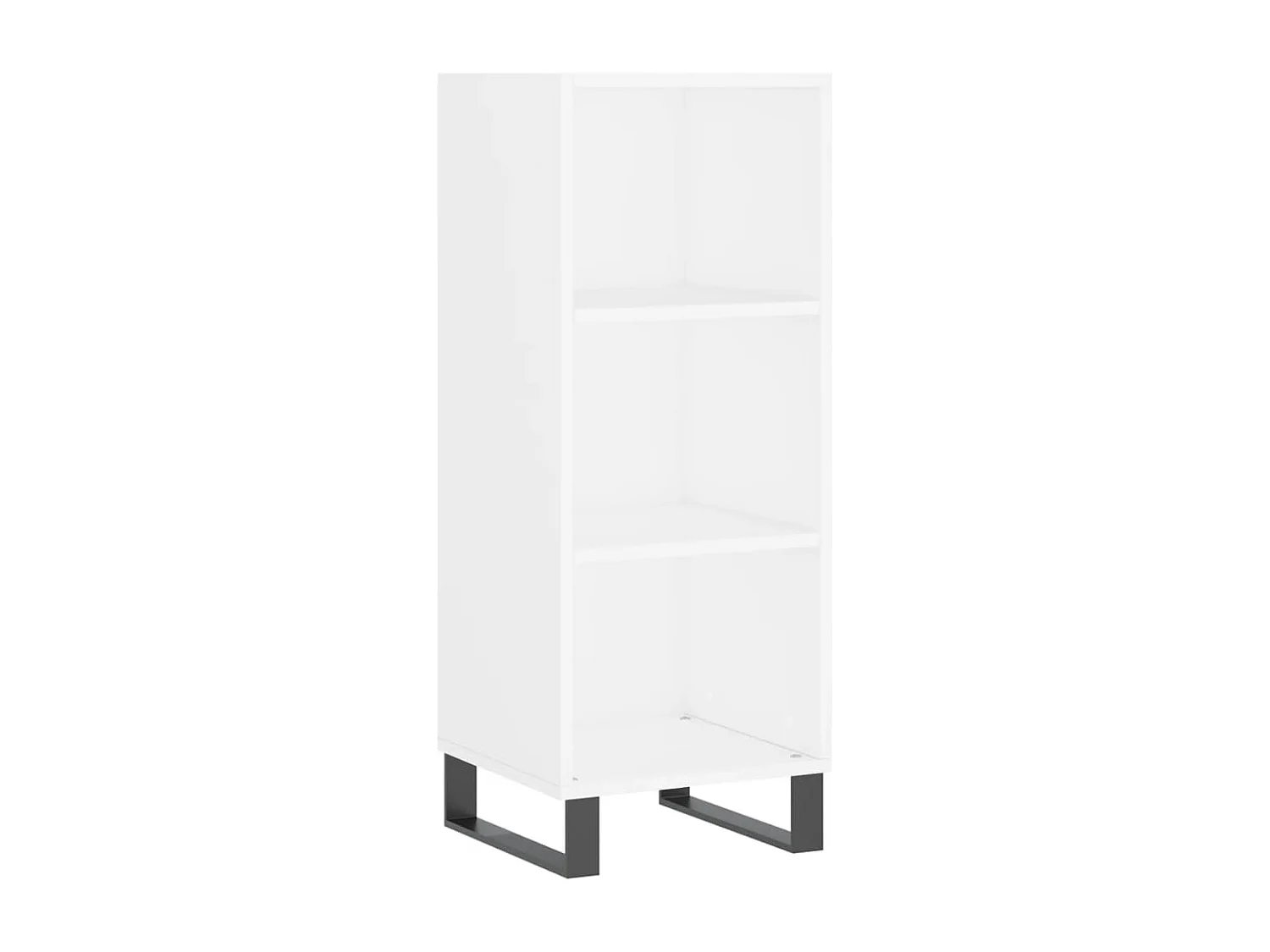 Buffet blanc 34,5x32,5x90 bois d'ingénierie