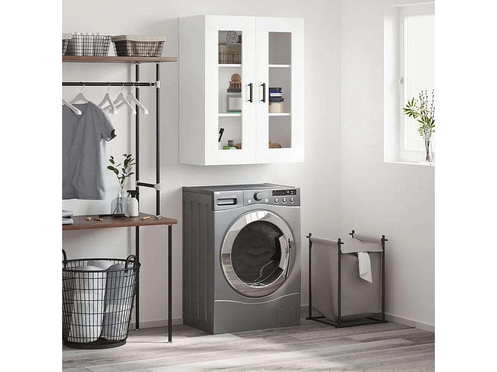 Armoire murale blanc 69,5x34x90