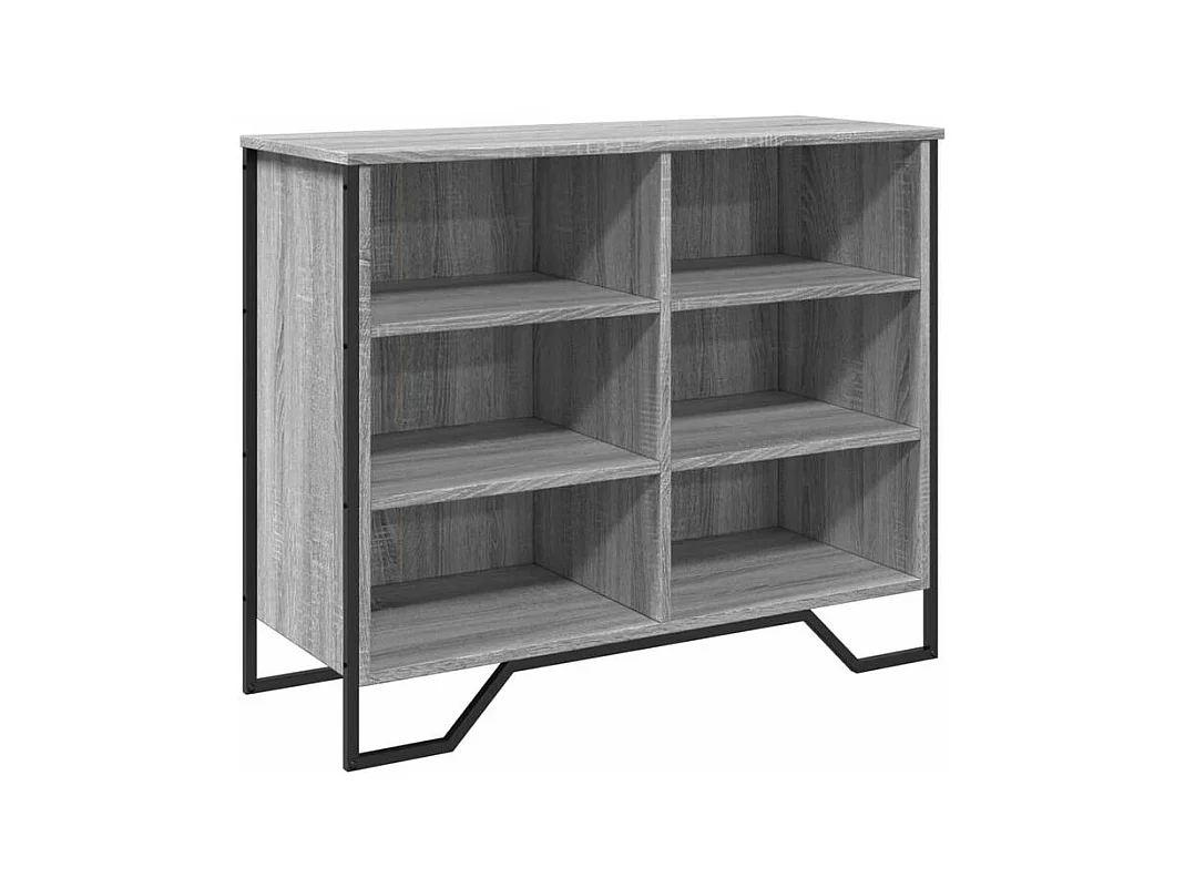 Buffet sonoma gris 91x35,5x74,5 bois d'ingénierie