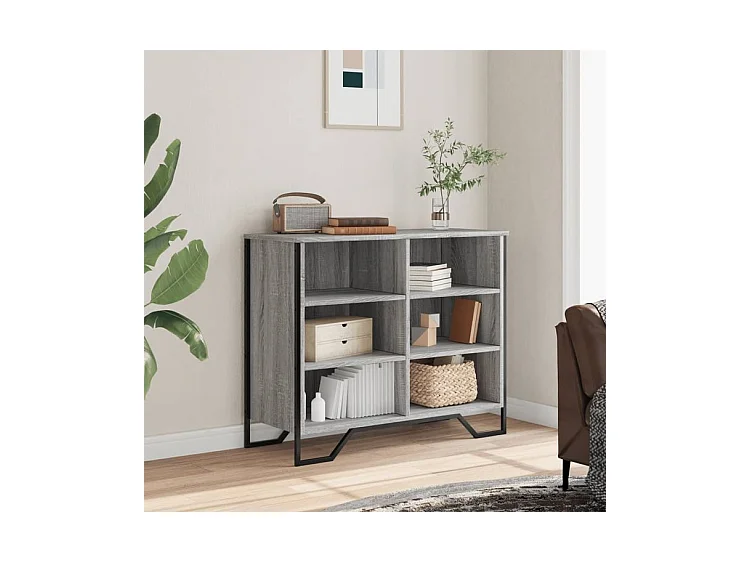 Buffet sonoma gris 91x35,5x74,5 bois d'ingénierie