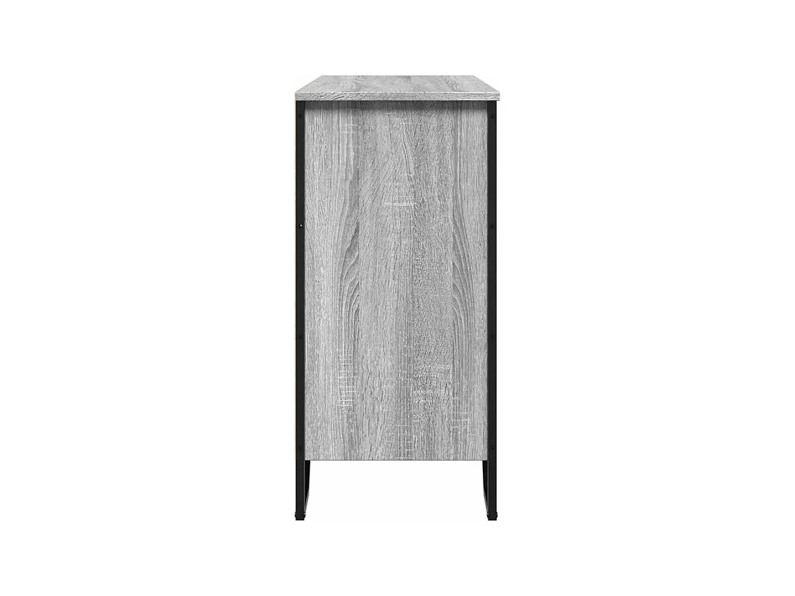 Buffet sonoma gris 91x35,5x74,5 bois d'ingénierie