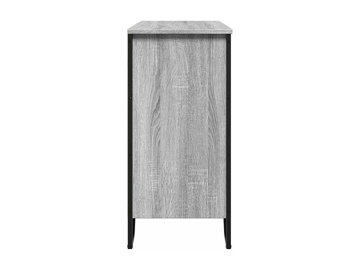 Buffet sonoma gris 91x35,5x74,5 bois d'ingénierie