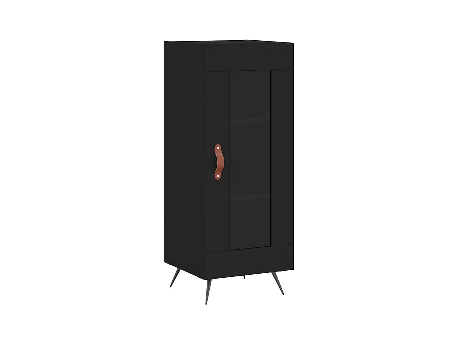 Buffet Noir 34,5x34x90 Bois d'ingénierie