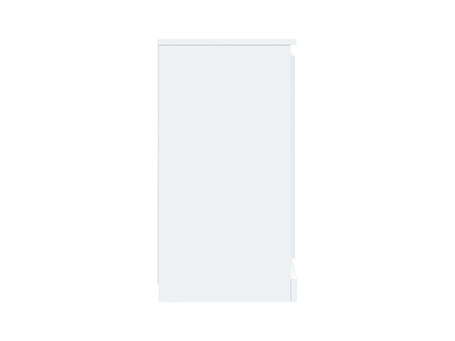 Buffet blanc 37,5x35,5x67,5 bois d'ingénierie