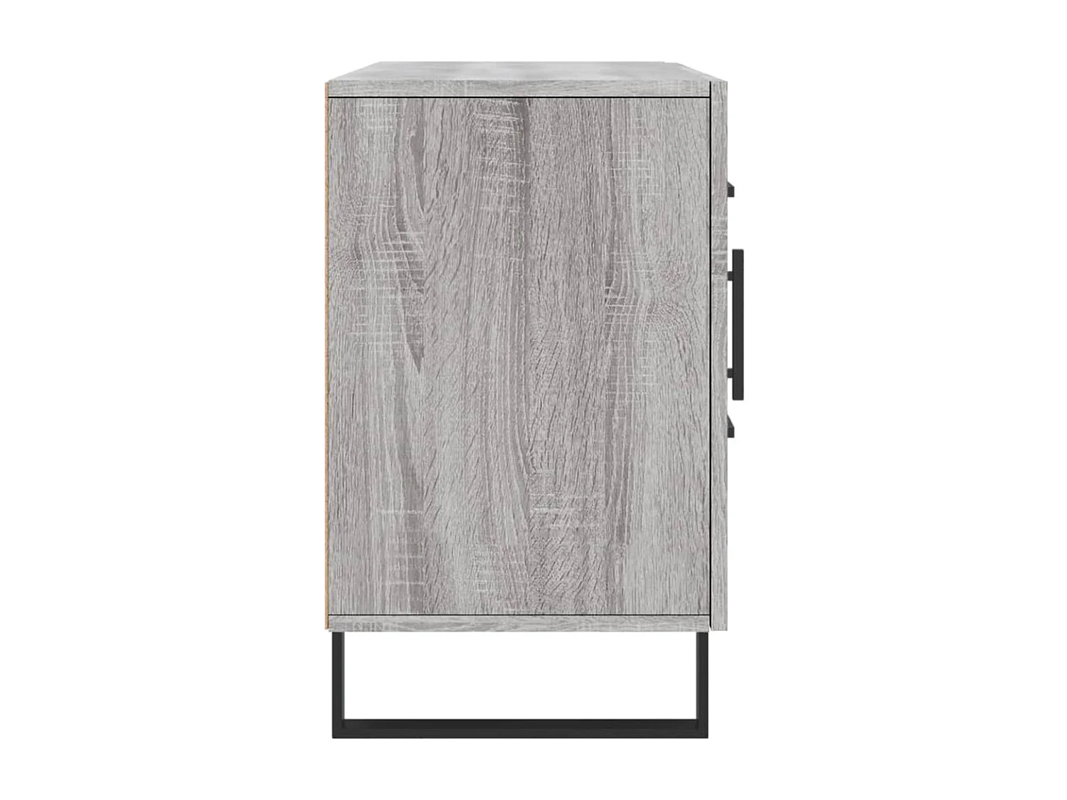 Buffet sonoma gris 100x36x60 bois d'ingénierie