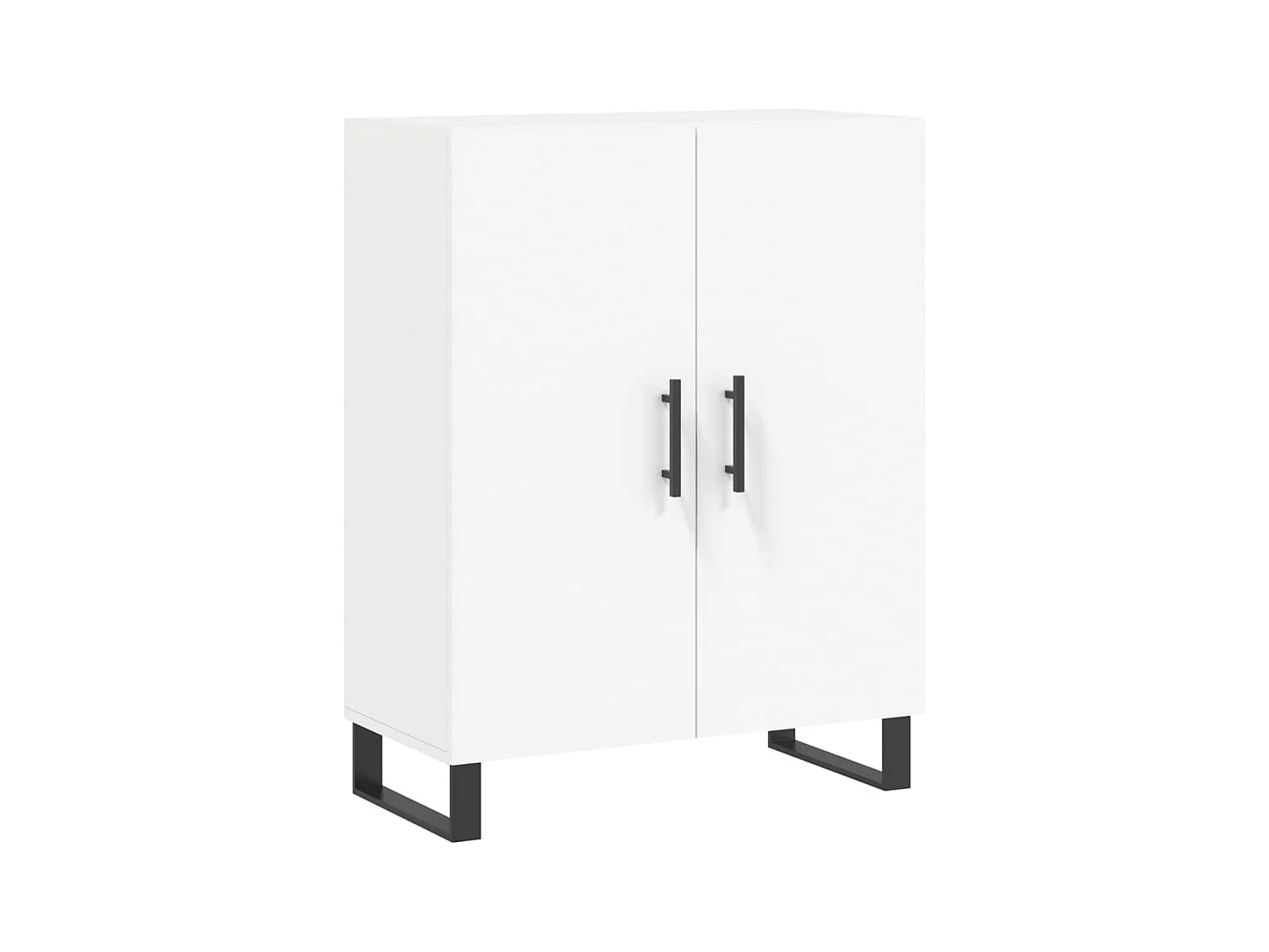 Buffet blanc 69,5x34x90 bois d'ingénierie